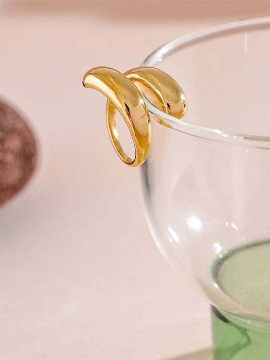 Unique sleek water resistant minimalist ring - product image