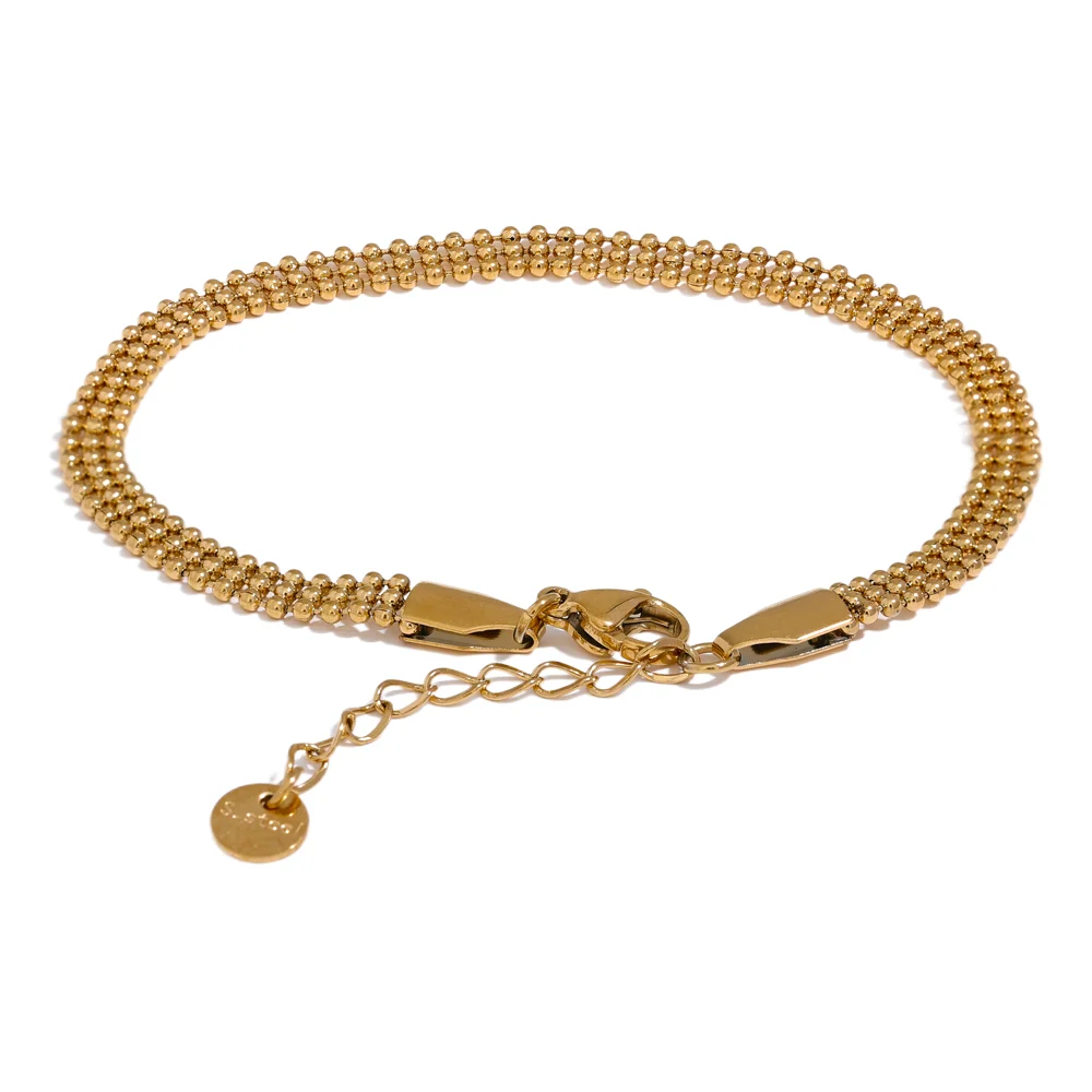 Wide chain modern unisex fashion bracelet - product image