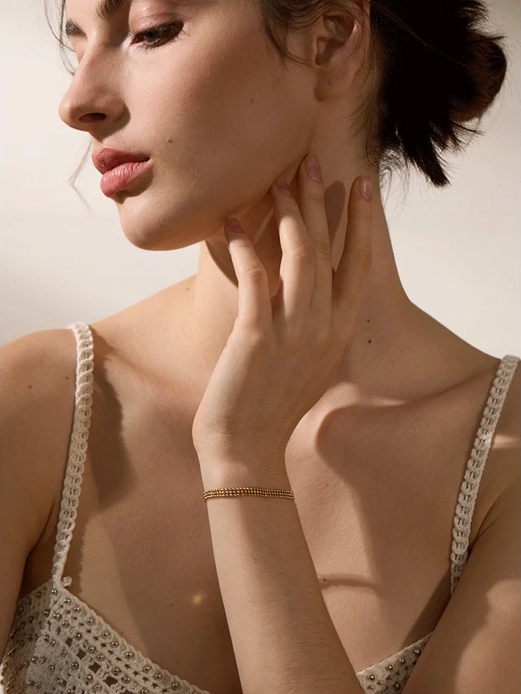 Wide chain modern unisex fashion bracelet - product image