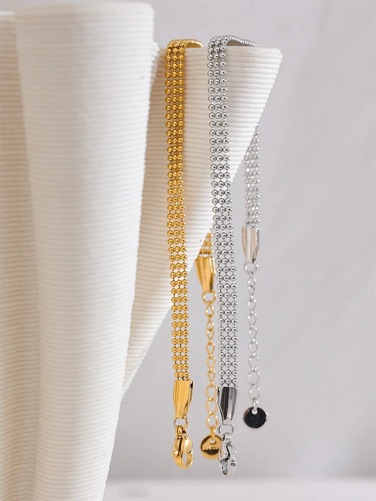 Wide chain modern unisex fashion bracelet - product image