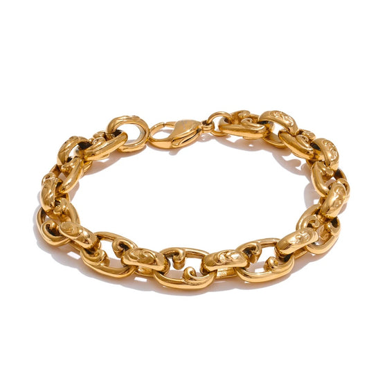 22cm cuban chain men fashion bracelet - product image