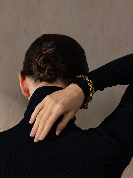 22cm cuban chain men fashion bracelet - product image