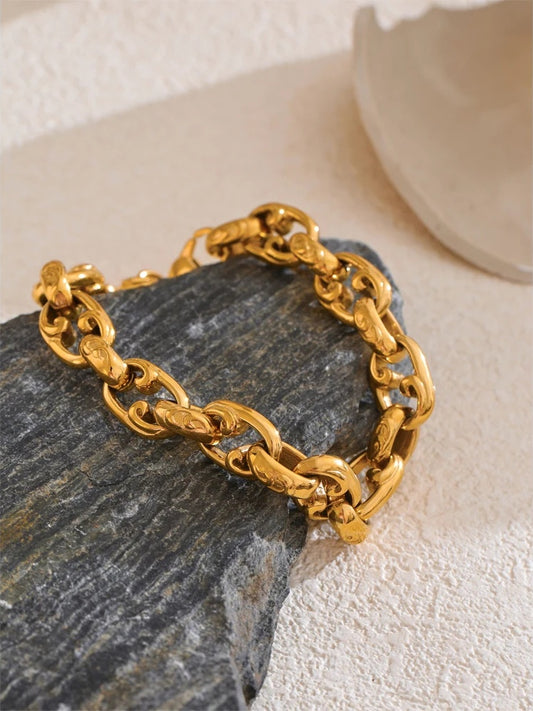 22cm cuban chain men fashion bracelet - product image