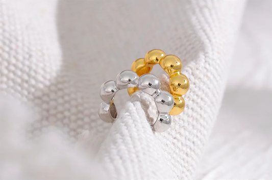 925 sterling silver clip cuff earrings - product image