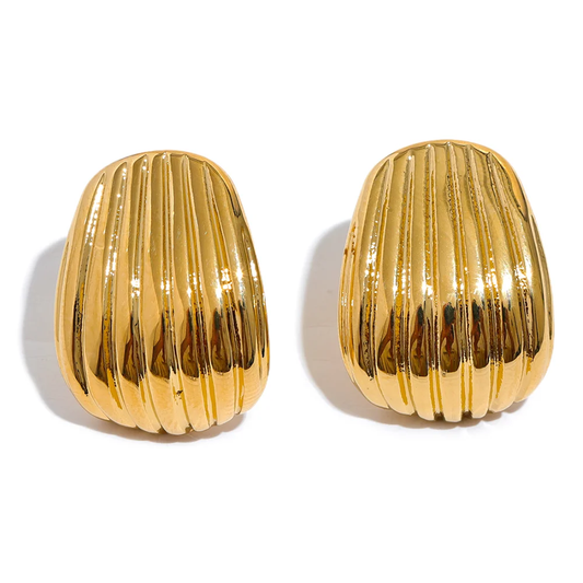 Abstract daily fashion basic stud earrings - product image