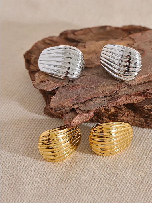 Abstract daily fashion basic stud earrings - product image