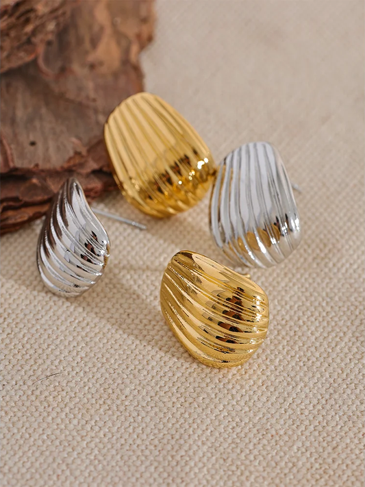 Abstract daily fashion basic stud earrings - product image