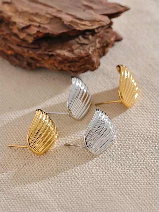 Abstract daily fashion basic stud earrings - product image