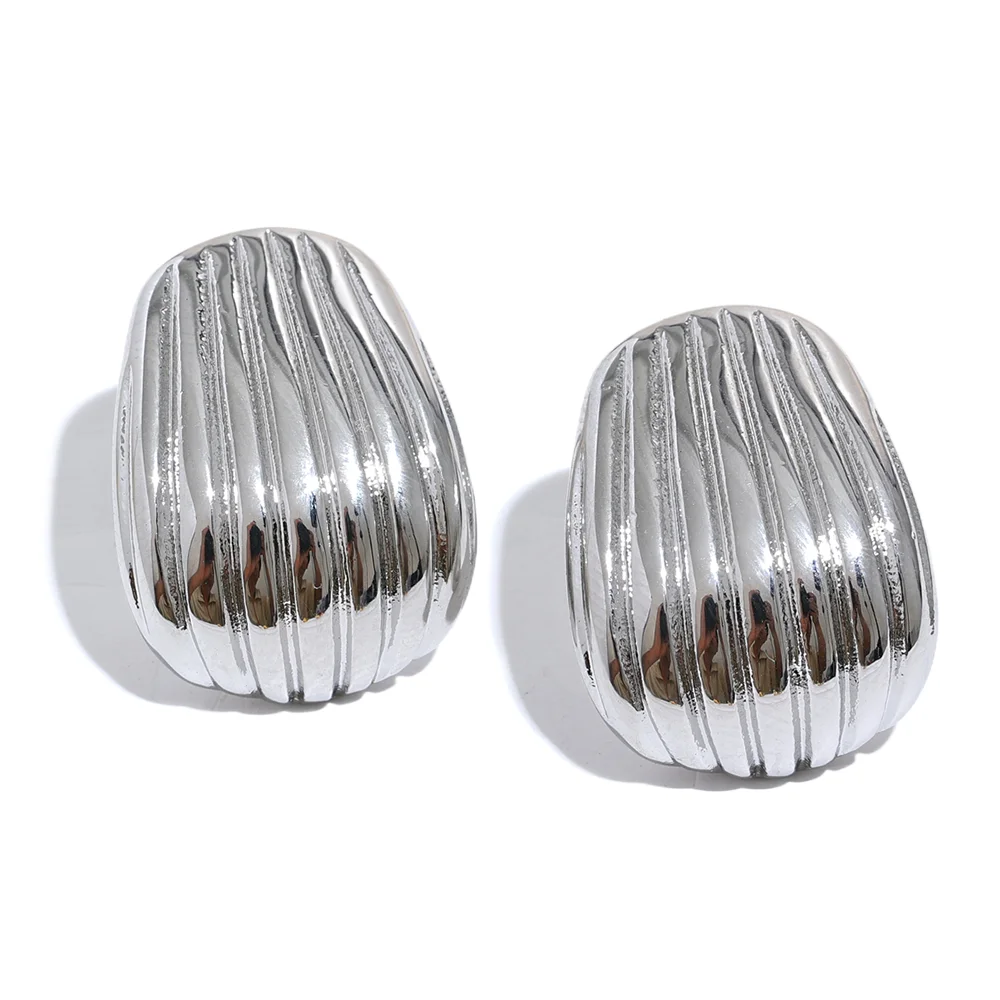 Abstract daily fashion basic stud earrings - product image