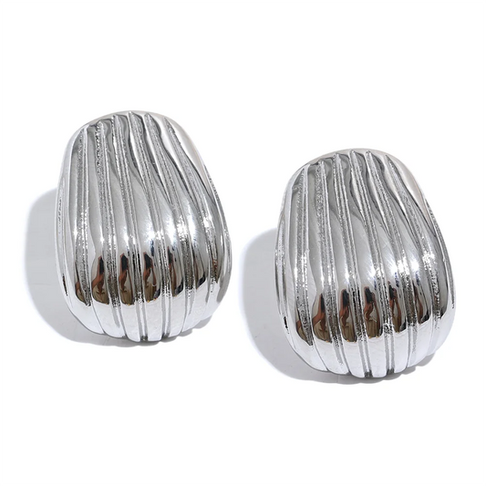 Abstract daily fashion basic stud earrings - product image