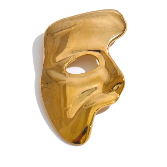 Abstract face brooch pin jewelry waterproof stylish - product image