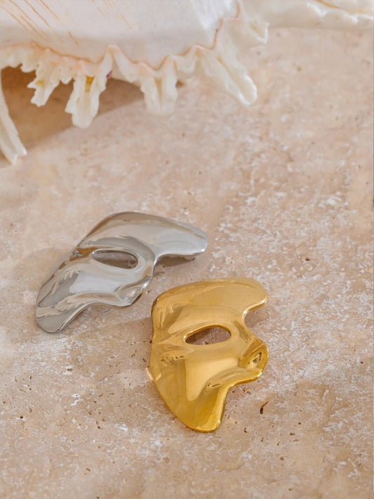 Abstract face brooch pin jewelry waterproof stylish - product image