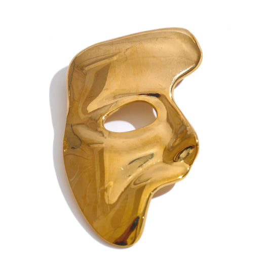 Abstract face brooch pin jewelry waterproof stylish - product image