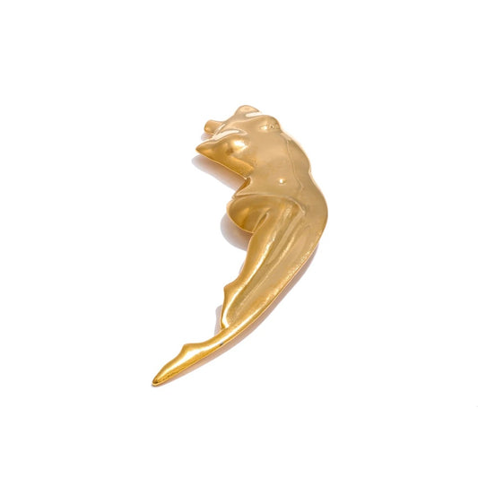 Abstract lady body contemporary brooch pin - product image