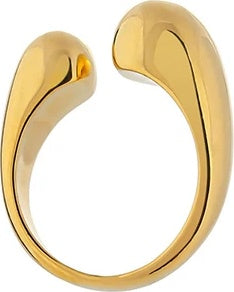 Abstract open minimalist fashion ring - product image