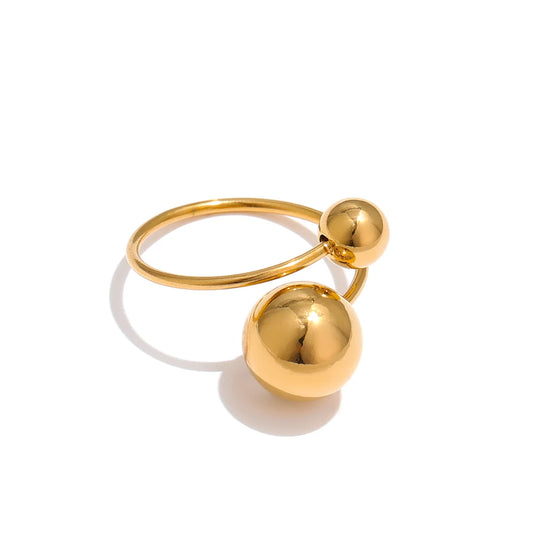 Adjustable modern trendy statement ring - product image