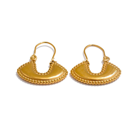 Bag shape hoop earrings women fashion jewelry - product image