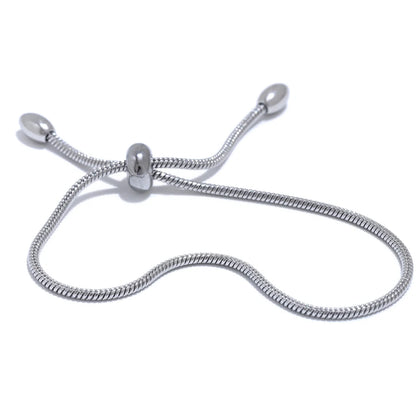 Basic chain pull-out adjustable bracelet - product image