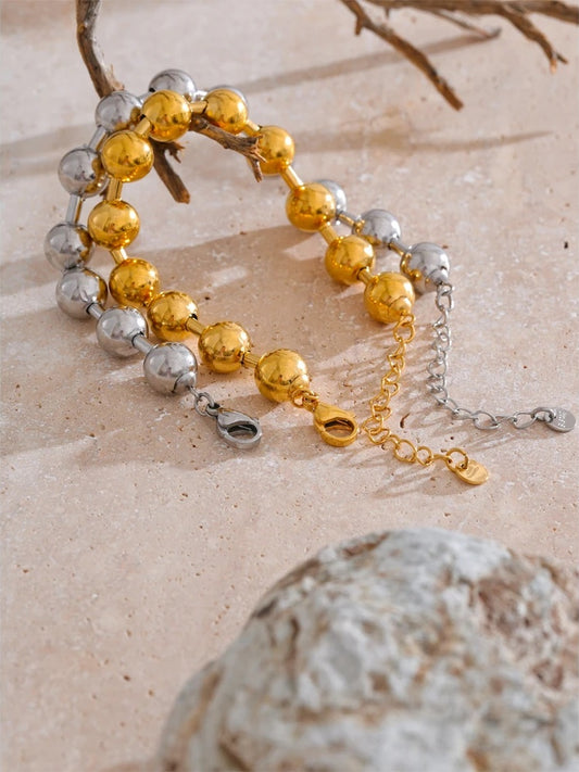 Beads chain bracelet lobster clasp - product image