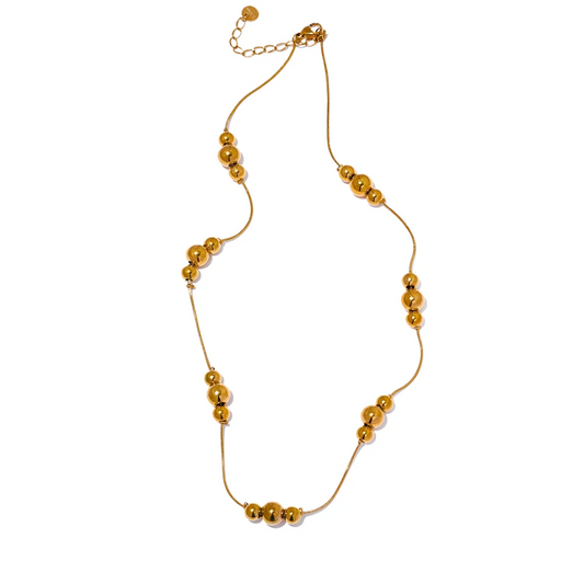 Beads chain collar necklace rust proof fashion - product image