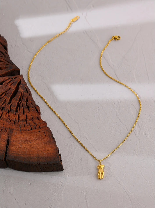 Body pendant chain necklace fashion set - product image