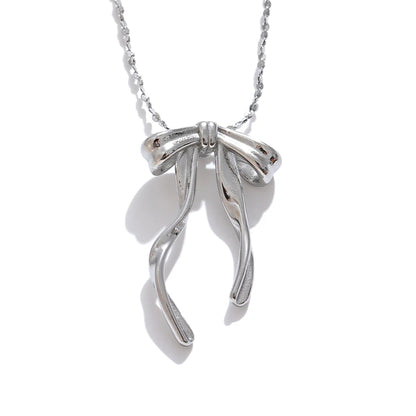 Bow knot necklace pendant - product image