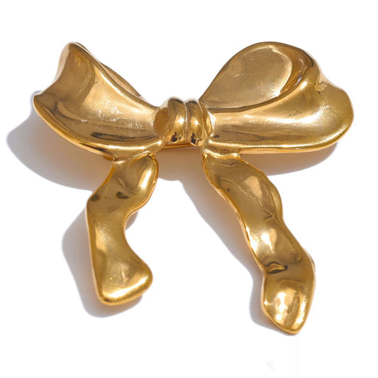 Bowtie bow knot trendy brooch pin - product image