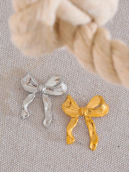 Bowtie bow knot trendy brooch pin - product image