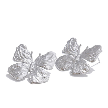 Butterfly daily waterproof stud earrings - product image