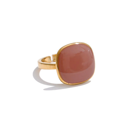 Candy square adjustable contemporary charm ring women - product image