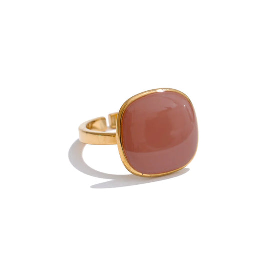 Candy square adjustable contemporary charm ring women - product image