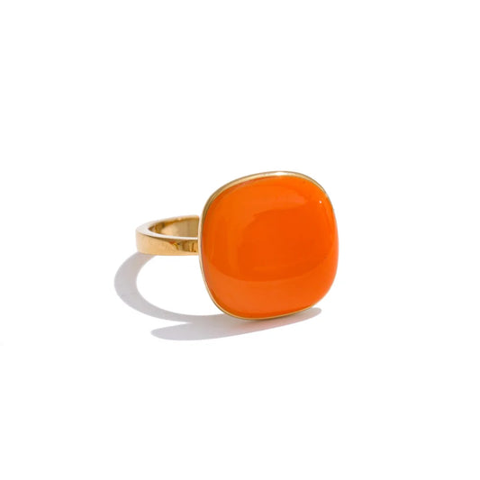 Candy square adjustable contemporary charm ring women - product image