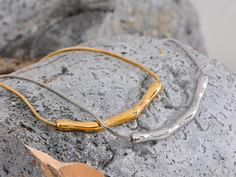 Chain cast pendant waterproof clavicle necklace - product image