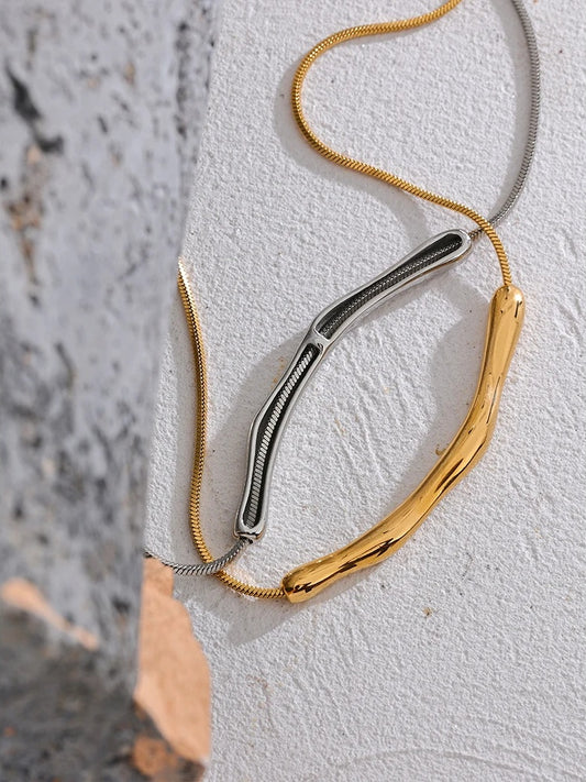 Chain cast pendant waterproof clavicle necklace - product image