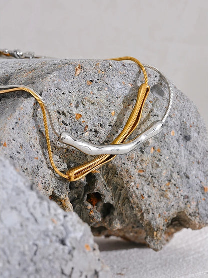 Chain cast pendant waterproof clavicle necklace - product image