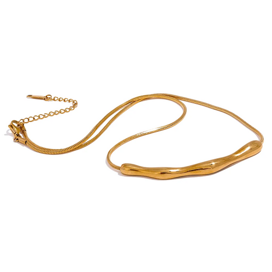 Chain cast pendant waterproof clavicle necklace - product image