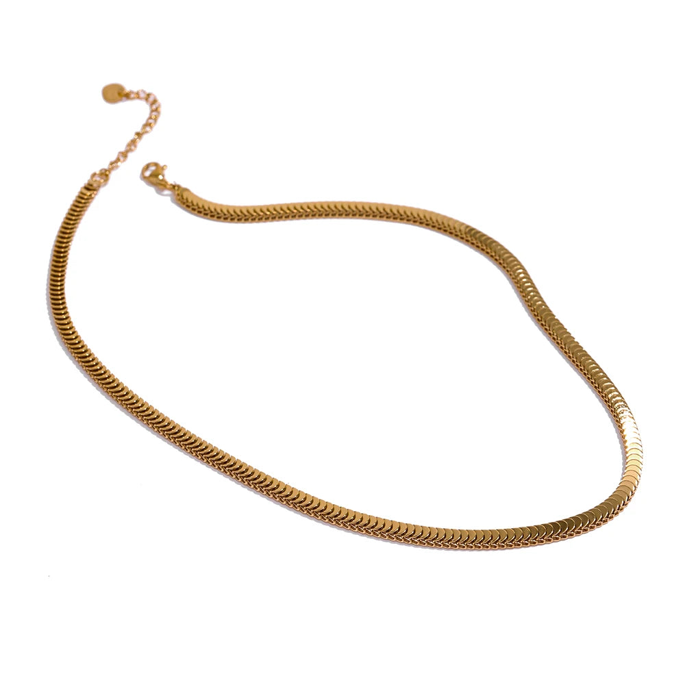 Chain necklace bracelet set classic statement jewelry - product image