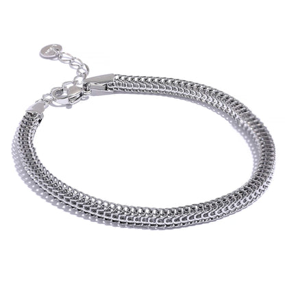 Chain necklace bracelet set classic statement jewelry - product image