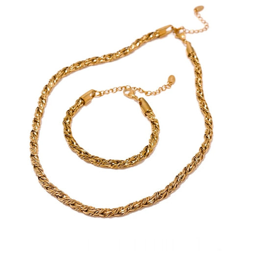 Chain necklace waterproof metal charm necklace - product image