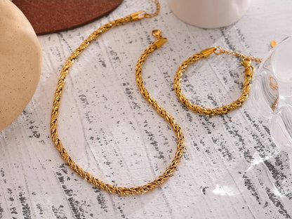 Chain necklace waterproof metal charm necklace - product image