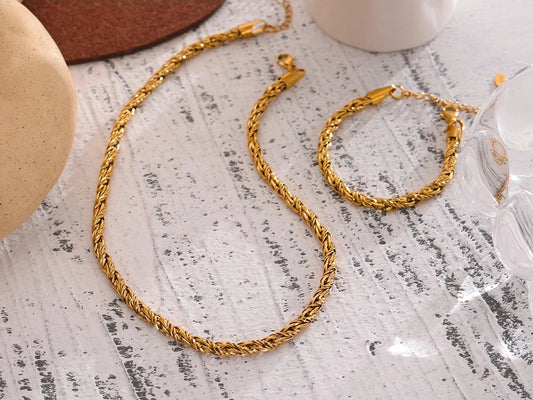 Chain necklace waterproof metal charm necklace - product image