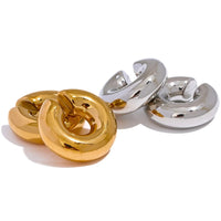 Chunky Clip-on Minimalist Cuff Earrings