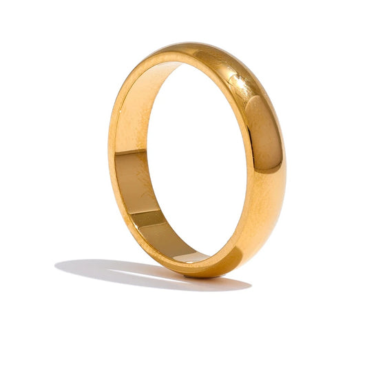Classic smooth modern adjustable party ring women - product image