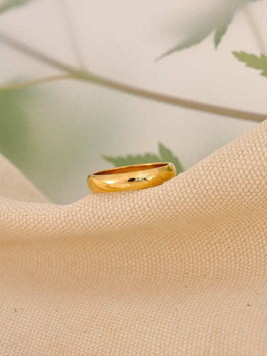 Classic smooth modern adjustable party ring women - product image