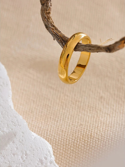 Classic smooth modern adjustable party ring women - product image