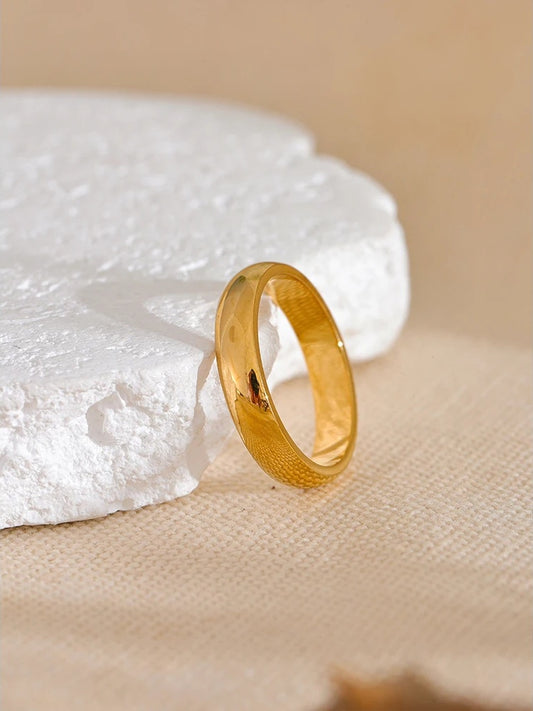Classic smooth modern adjustable party ring women - product image