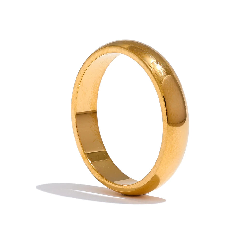 Classic smooth modern adjustable party ring women - product image