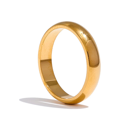 Classic smooth modern adjustable party ring women - product image