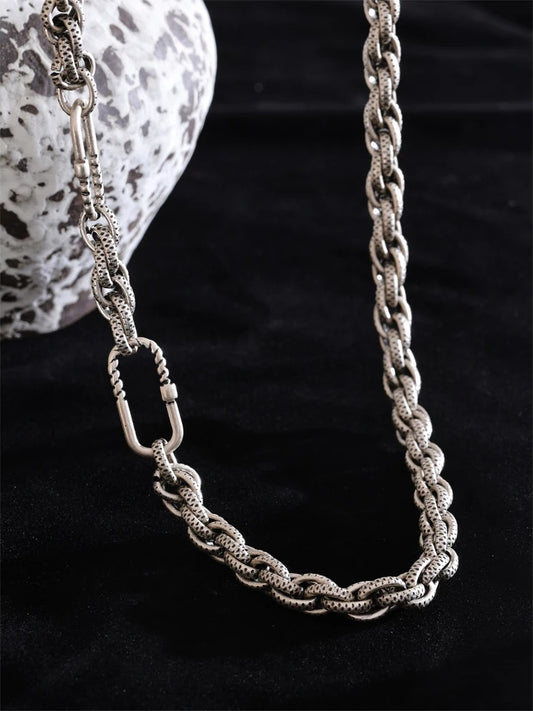Classic stainless steel chain necklace - product image