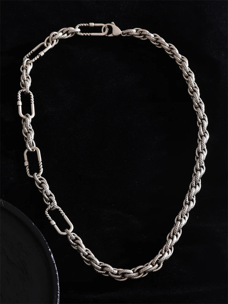 Classic stainless steel chain necklace - product image